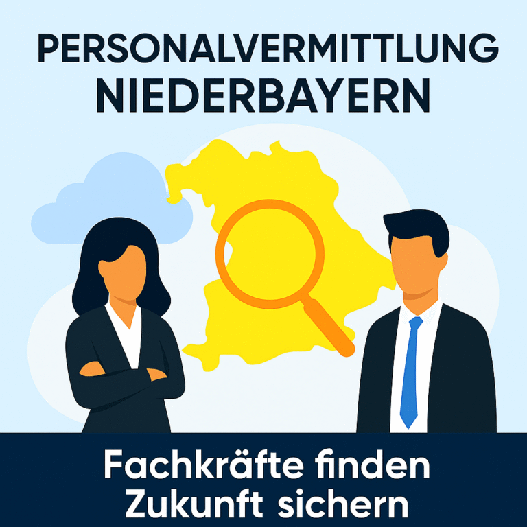 Personalvermittlung in Niederbayern: Dein regionaler Partner für Fachkräfte, Führungstalente und nachhaltiges Recruiting